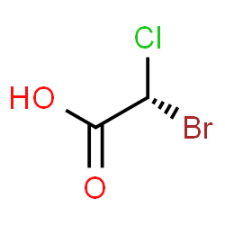 ChemSpider 2D Image | (2R)-Bromo(chloro)acetic acid | C2H2BrClO2