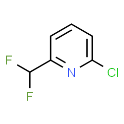 ChemSpider 2D Image | 2-Chloro-6-(difluoromethyl)pyridine | C6H4ClF2N