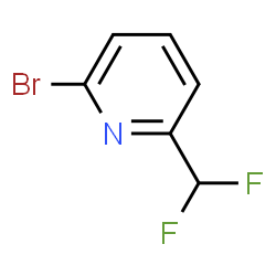 ChemSpider 2D Image | 2-Bromo-6-(difluoromethyl)pyridine | C6H4BrF2N