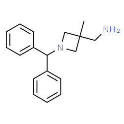ChemSpider 2D Image | (1-benzhydryl-3-methylazetidin-3-yl)methanamine | C18H22N2