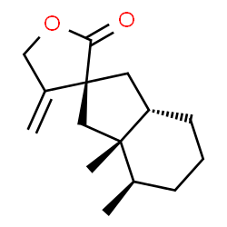 ChemSpider 2D Image | (3S,3a'S,4'R,7a'S)-3a',4'-Dimethyl-4-methylenedecahydrospiro[furan-3,2'-inden]-2-one | C15H22O2