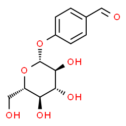 ChemSpider 2D Image | 4-Formylphenyl beta-L-glucopyranoside | C13H16O7