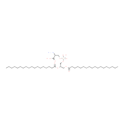 ChemSpider 2D Image | O-{[(2S)-2,3-Bis(stearoyloxy)propoxy](hydroxy)phosphoryl}-D-serine | C42H82NO10P