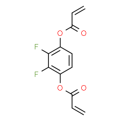 ChemSpider 2D Image | 2,3-Difluoro-1,4-phenylene bisacrylate | C12H8F2O4