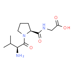 ChemSpider 2D Image | L-Valyl-L-prolylglycine | C12H21N3O4