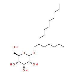 ChemSpider 2D Image | 2-Pentylundecyl D-glucopyranoside | C22H44O6