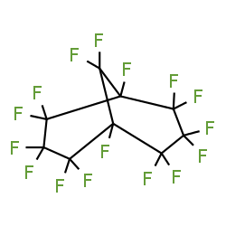 ChemSpider 2D Image | 1,2,2,3,3,4,4,5,6,6,7,7,8,8,9,9-Hexadecafluorobicyclo[3.3.1]nonane | C9F16