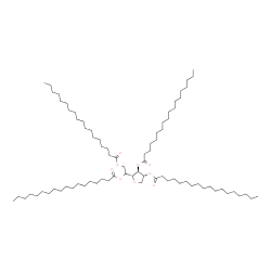 ChemSpider 2D Image | 3,6-Anhydro-1,2,4,5-tetra-O-stearoyl-D-galactitol | C78H148O9