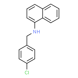 ChemSpider 2D Image | N-(4-Chlorobenzyl)-1-naphthalenamine | C17H14ClN