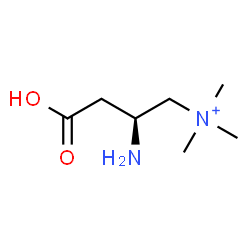 ChemSpider 2D Image | (2S)-2-Amino-3-carboxy-N,N,N-trimethyl-1-propanaminium | C7H17N2O2
