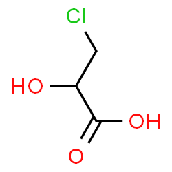ChemSpider 2D Image | chlorolactic acid | C3H5ClO3