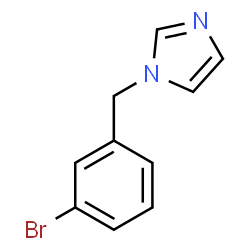ChemSpider 2D Image | 1-(3-Bromobenzyl)-1H-imidazole | C10H9BrN2
