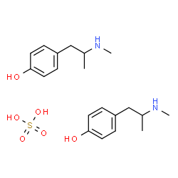 ChemSpider 2D Image | pholedrine sulfate | C20H32N2O6S