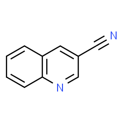 ChemSpider 2D Image | Quinoline-3-carbonitrile | C10H6N2