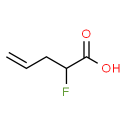 ChemSpider 2D Image | 2-Fluoro-4-pentenoic acid | C5H7FO2