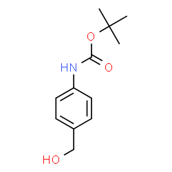 ChemSpider 2D Image | tert-Butyl (4-(hydroxymethyl)phenyl)carbamate | C12H17NO3