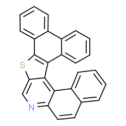 ChemSpider 2D Image | Benzo[f]phenanthro[9',10':4,5]thieno[2,3-c]quinoline | C27H15NS