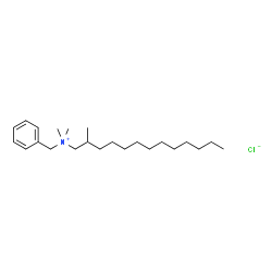 ChemSpider 2D Image | N-Benzyl-N,N,2-trimethyl-1-tridecanaminium chloride | C23H42ClN