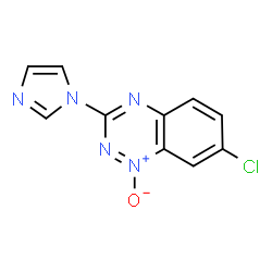 ChemSpider 2D Image | Triazoxid | C10H6ClN5O