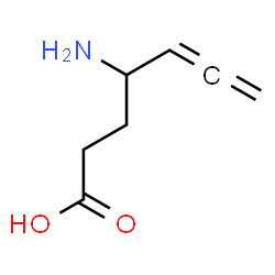 ChemSpider 2D Image | 4-aminohepta-5,6-dienoic acid | C7H11NO2