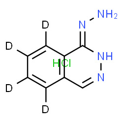 ChemSpider 2D Image | Hydralazine-d4 (hydrochloride) | C8H5D4ClN4