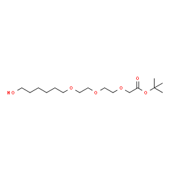 ChemSpider 2D Image | 2-Methyl-2-propanyl (2-{2-[(6-hydroxyhexyl)oxy]ethoxy}ethoxy)acetate | C16H32O6