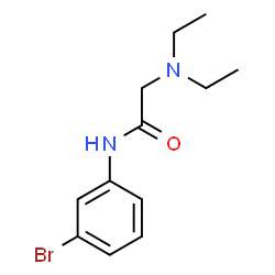 ChemSpider 2D Image | N-(3-Bromophenyl)-N~2~,N~2~-diethylglycinamide | C12H17BrN2O