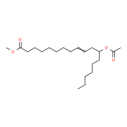 ChemSpider 2D Image | Methyl 12-acetoxy-9-octadecenoate | C21H38O4
