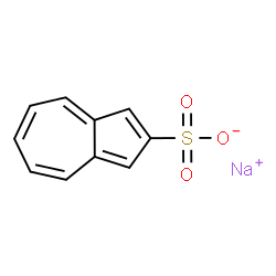 ChemSpider 2D Image | Sodium 2-azulenesulfonate | C10H7NaO3S