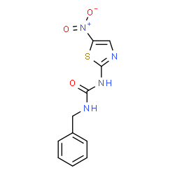 ChemSpider 2D Image | 1-Benzyl-3-(5-nitro-1,3-thiazol-2-yl)urea | C11H10N4O3S