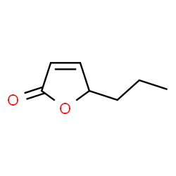 ChemSpider 2D Image | 5-Propyl-2(5H)-furanone | C7H10O2