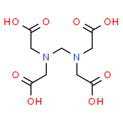 ChemSpider 2D Image | 2,2',2'',2'''-(Methylenedinitrilo)tetraacetic acid | C9H14N2O8