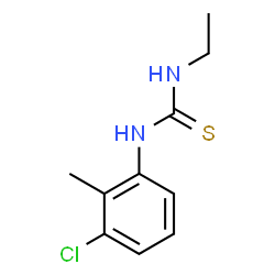 ChemSpider 2D Image | 1-(3-Chloro-2-methylphenyl)-3-ethylthiourea | C10H13ClN2S