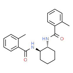 ChemSpider 2D Image | N,N'-(1R,2R)-1,2-Cyclohexanediylbis(2-methylbenzamide) | C22H26N2O2