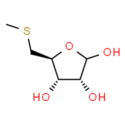 ChemSpider 2D Image | S-methyl-5-thio-D-ribofuranose | C6H12O4S