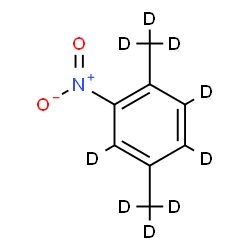 ChemSpider 2D Image | 1,4-Bis[(~2~H_3_)methyl]-2-nitro(~2~H_3_)benzene | C8D9NO2
