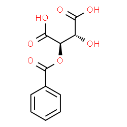 ChemSpider 2D Image | (2R,3R)-2-(Benzoyloxy)-3-hydroxysuccinic acid | C11H10O7