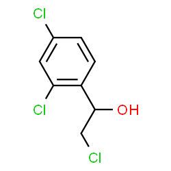 ChemSpider 2D Image | 2-Chloro-1-(2,4-dichlorophenyl)ethanol | C8H7Cl3O