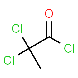 ChemSpider 2D Image | 2,2-Dichloropropanoyl chloride | C3H3Cl3O