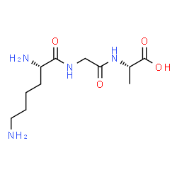 ChemSpider 2D Image | L-Lysylglycyl-L-alanine | C11H22N4O4