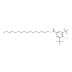 ChemSpider 2D Image | PALMITYL 3,5-DI-TERT-BUTYL-4-HYDROXYBENZOATE | C31H54O3
