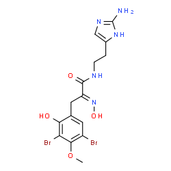 ChemSpider 2D Image | purealidin M | C15H17Br2N5O4