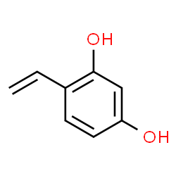 ChemSpider 2D Image | 4-Ethenyl-1,3-benzenediol | C8H8O2