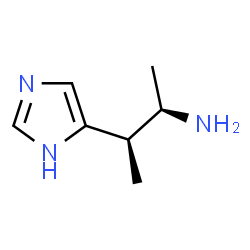 ChemSpider 2D Image | (2R,3R)-3-(1H-Imidazol-4-yl)-2-butanamine | C7H13N3