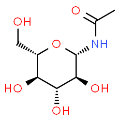 ChemSpider 2D Image | 1-N-ACETYL-BETA-D-GLUCOSAMINE | C8H15NO6