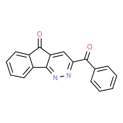ChemSpider 2D Image | 3-Benzoyl-5H-indeno[1,2-c]pyridazin-5-one | C18H10N2O2