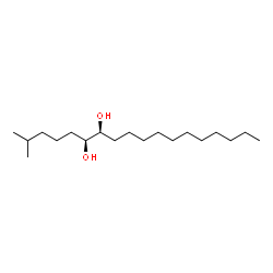 ChemSpider 2D Image | (6S,7S)-2-Methyl-6,7-octadecanediol | C19H40O2