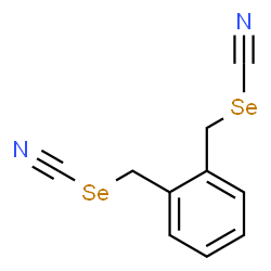 ChemSpider 2D Image | 1,2-Phenylenebis(methylene) bis(selenocyanate) | C10H8N2Se2
