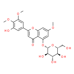 ChemSpider 2D Image | Lethedoside C | C24H26O12