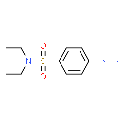 ChemSpider 2D Image | 4-Amino-N,N-diethylbenzenesulfonamide | C10H16N2O2S